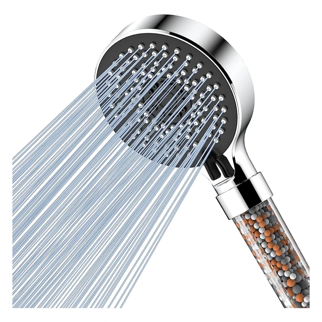 Magichome Upgraded Filter Shower Head - High Pressure, 5 Modes, Universal, with Extra Replaceable Accessories