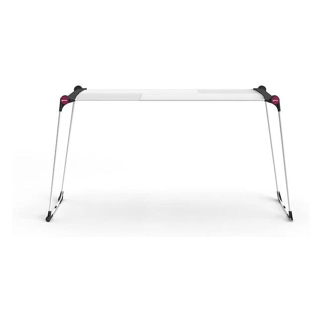 Gimi Dinamik 20 PI Stendibiancheria Estensibile Acciaio Bianco 19 Metri