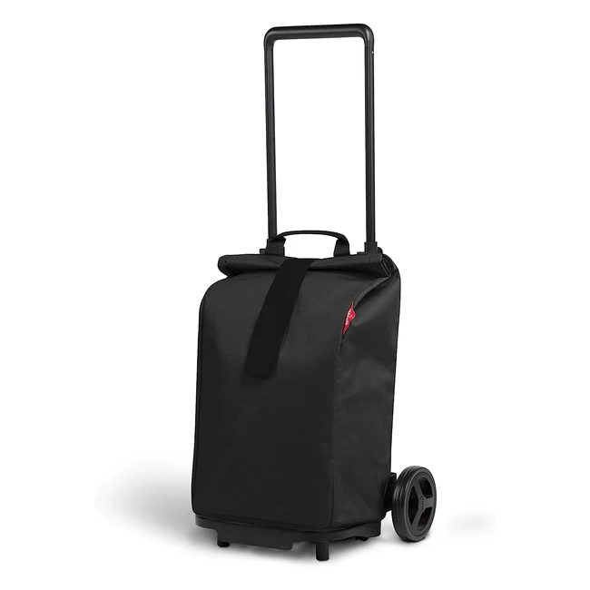 Gimi Sprinter - Carrello Portaspesa Pieghevole 50L, Manico Telescopico Regolabile, Sacca Antipioggia, Ruote Grandi