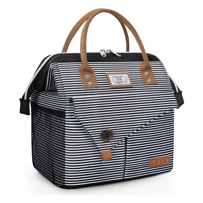 Sac isotherme repas Lekespring 10L - Glacière souple étanche et imperméable - Grande ouverture