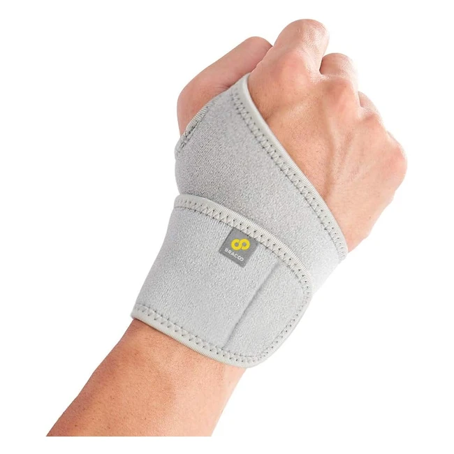 Bracoo WS10 Wrist Support Brace - Adjustable Hand Wrap for Fitness and Pain Relief
