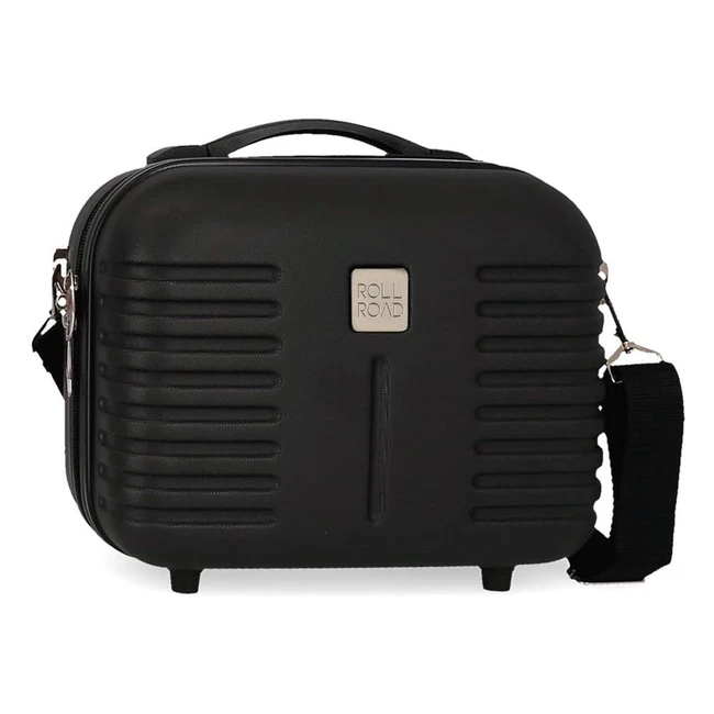 Trousse de toilette Roll Road India adaptable noir 29x21x15 cm ABS
