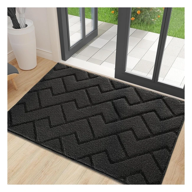 Tapis de porte paillasson antidérapant et absorbant - Biscpro