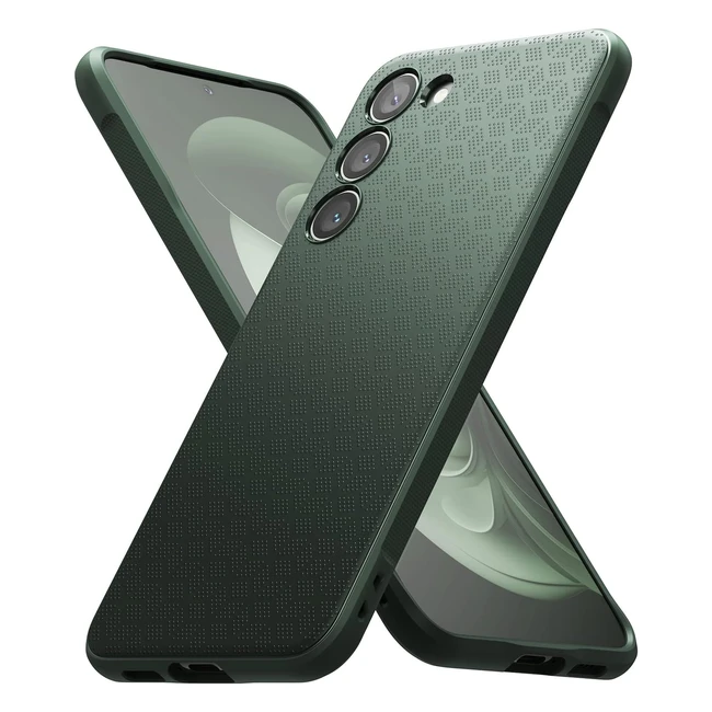 Ringke Onyx per Samsung S23 Plus - Protezione da Ditate e Macchie - Custodia Non Scivolosa - Dark Green