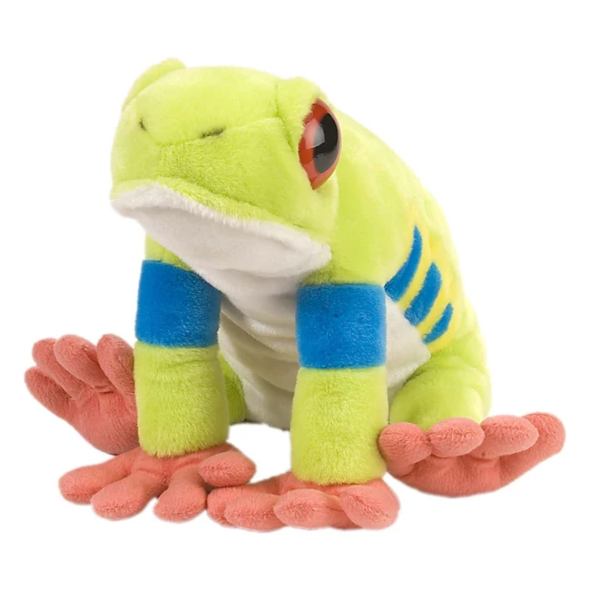 Wild Republic Red Eyed Tree Frog Plush Soft Toy - Cuddlekins 30cm - Gifts for Kids