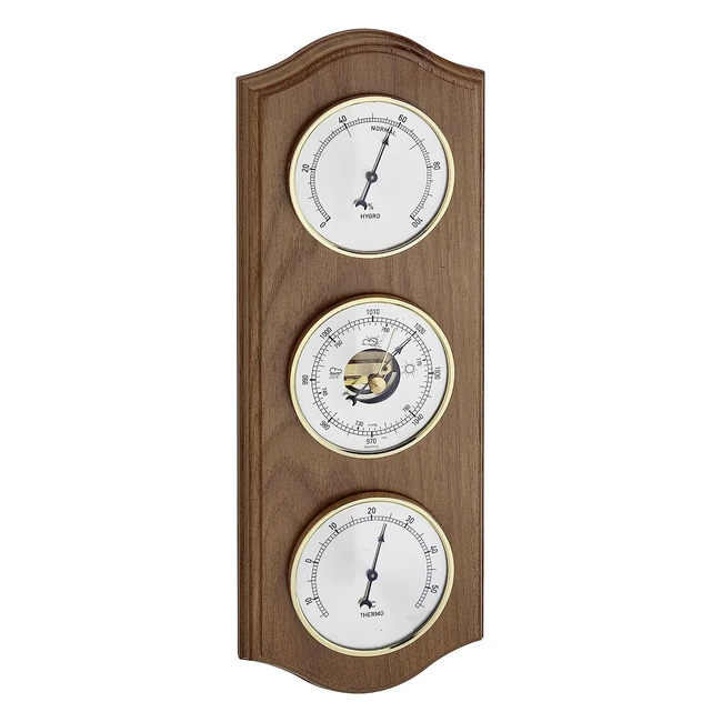 Oak 3 Dial Weather Station - TFA 20107601B - Easy to Read