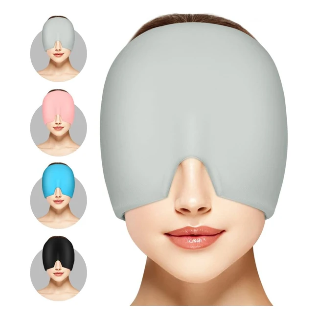 Chapeau Migraine 180 - Soulagement des Maux de Tête - Gel Réutilisable - Marque Acwoo