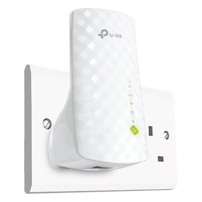 TP-Link AC750 Range Extender - Boost WiFi Signal, Dual Band Speeds, Easy Setup - UK Plug RE220