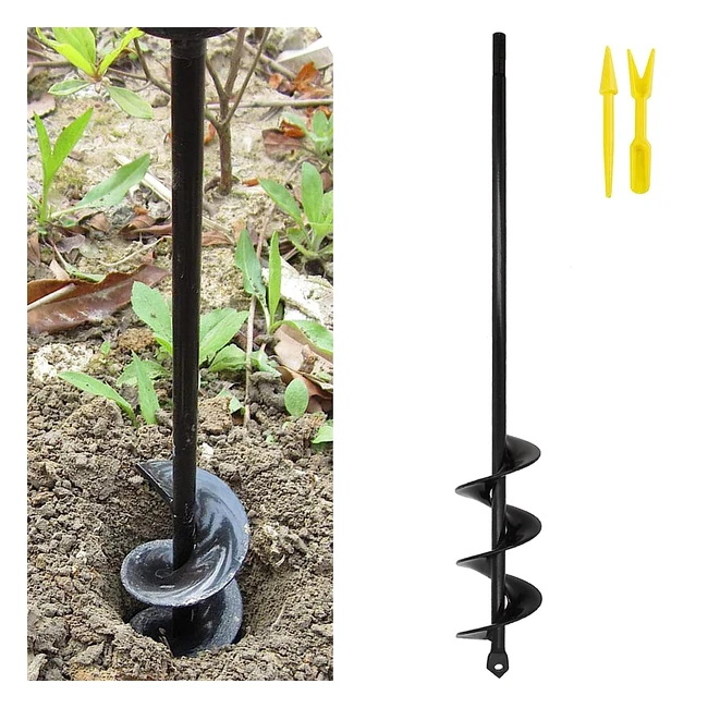 Punta Trapano a Spirale 4x42cm - Trivella per Terreno