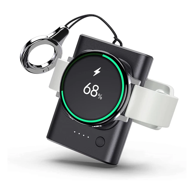 Cargador Inalámbrico Samsung Watch - Portátil 1800mAh - USB C - Galaxy Watch 55 Pro44 Classic3 Gear S3