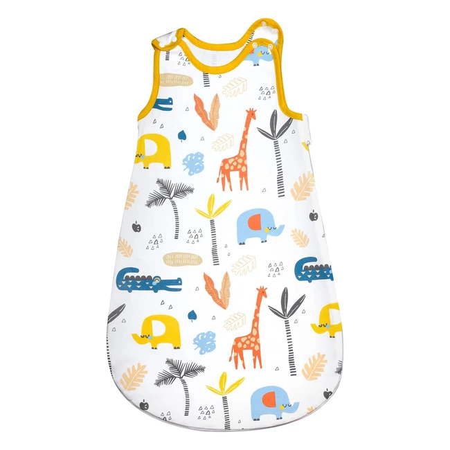 Gigoteuse été 0.5 tog Turbulettes 100% coton - Taille 12 mois (76cm) - Girafe