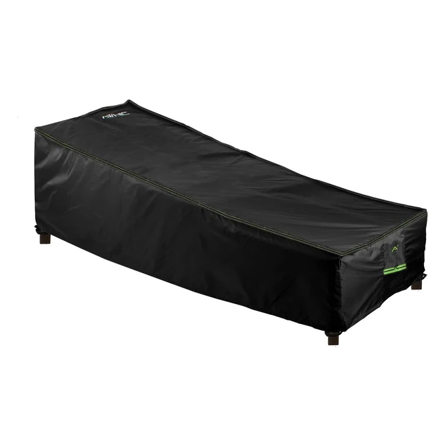 Funda Tumbona Exterior Impermeable | AWNIC | 420D Poliéster | 200x75x40cm | Resistente UV