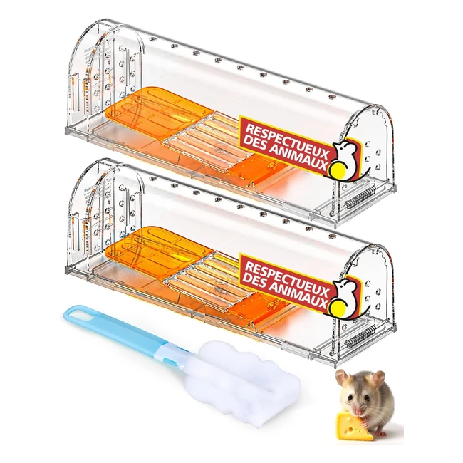 Pige  souris vivante Taklink - Attrape souris rutilisable et humain - Gran