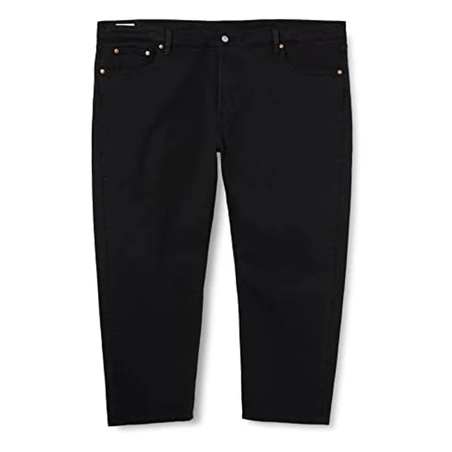 Levis Damen Plus Size 501 Crop Jeans, figurschmeichelnder hoher Bund, bequemes Stretchgewebe