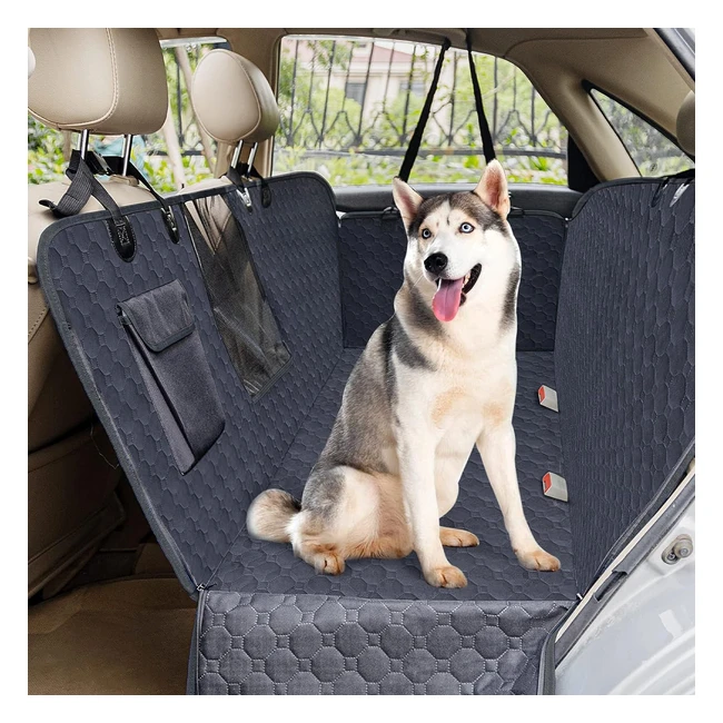 Housse de siège pour chien Snocyo - Protection voiture avec fenêtre de visualisation - Taille 137x147cm