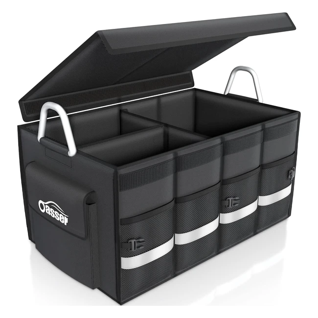 Organisateur de Coffre Voiture Oasser Imperméable Pliable Sac Durable en 1680D