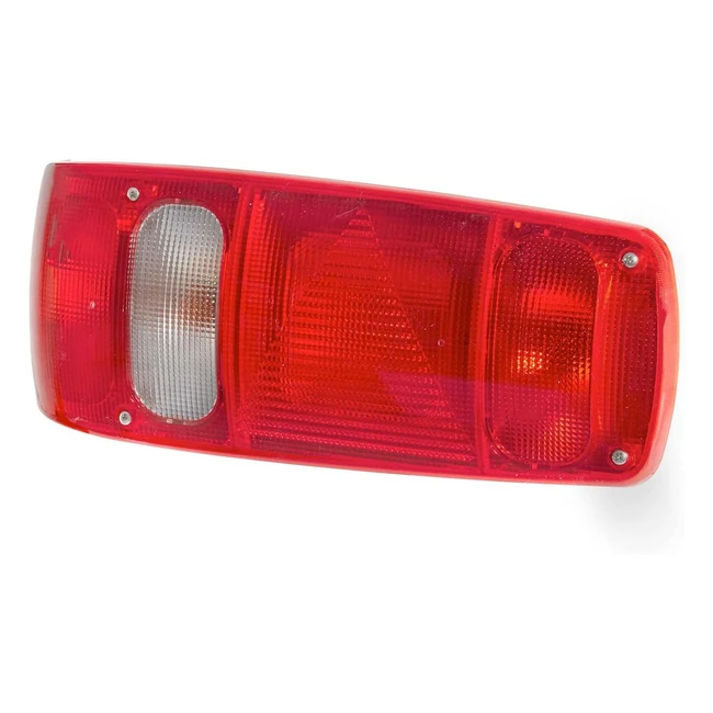 Piloto Posterior Hella 2VA 007 502011 - Incandescente 12V - Montaje Tornillado - Blanco/Rojo - Conector Plano - Izquierda