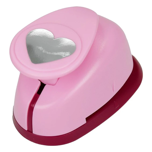 Perforatrice carta cuore Jennifer Ellory rosa 25 cm - Alta qualità