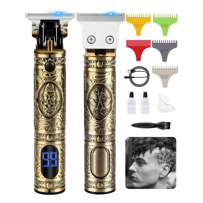 Tondeuse Homme Professionnelle Sans Fil Électrique - Wanfei