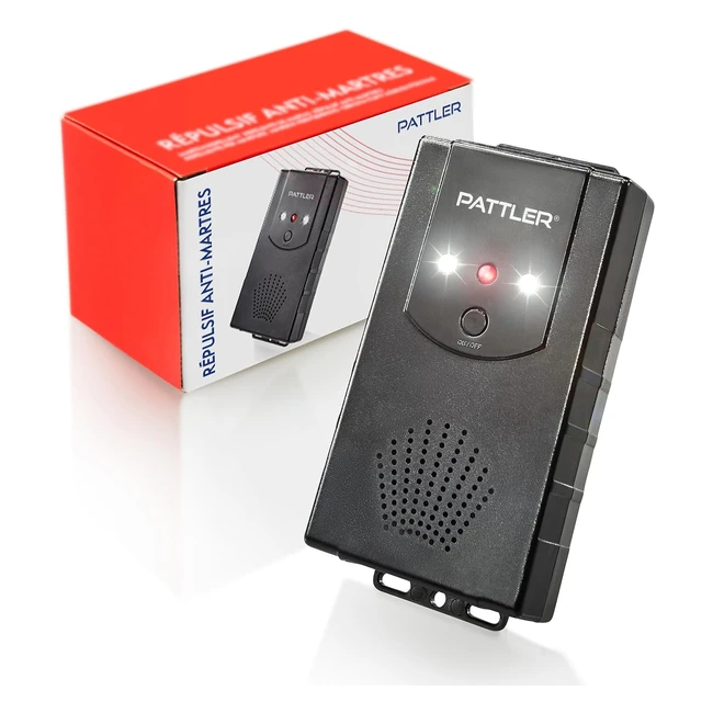 Répulsif mobile pour voiture maison grenier jardin - Anti fouine voiture ultrason fouine voiture anti martre voiture avec flash