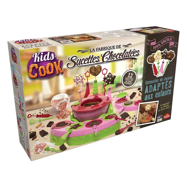 Juego Goliath Kids Cook 918532006 - Crea piruletas de chocolate - A partir de 5 años
