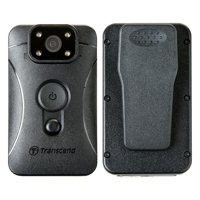 Transcend DrivePro Body 10 - Cámara de acción, Full HD, visión nocturna