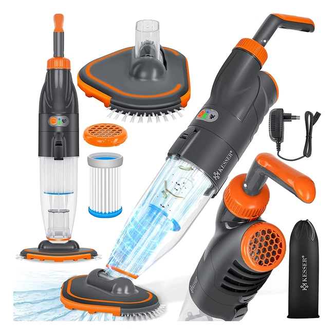 Aspirateur de piscine Kesser avec batterie - Nettoyage efficace et sans compromis