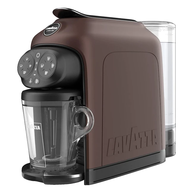 Lavazza A Modo Mio Desa Coffee Capsule Machine | Touch Interface | Sound Alerts | Automatic Shutoff | Dishwasher-Safe | 1500W | Walnut