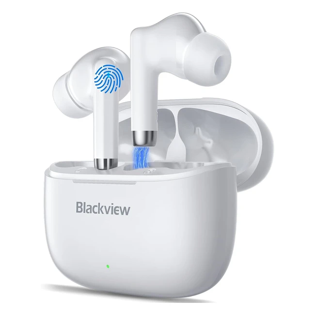 Blackview Airbuds 4 - Écouteurs Bluetooth Sans Fil, Réduction de Bruit, Autonomie de 36h
