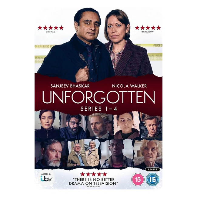 Unforgotten Series 1-4 Boxset DVD 2021 - ¡Envío Gratis!