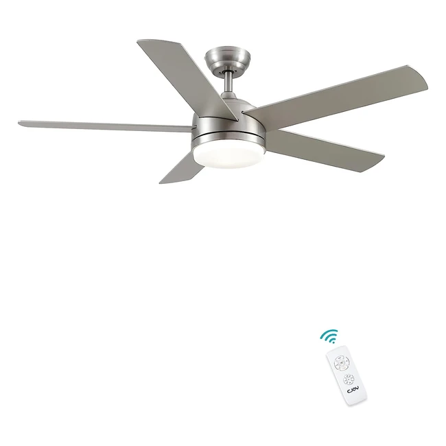 CJOY Ceiling Fans with Lights - Modern Silent 52