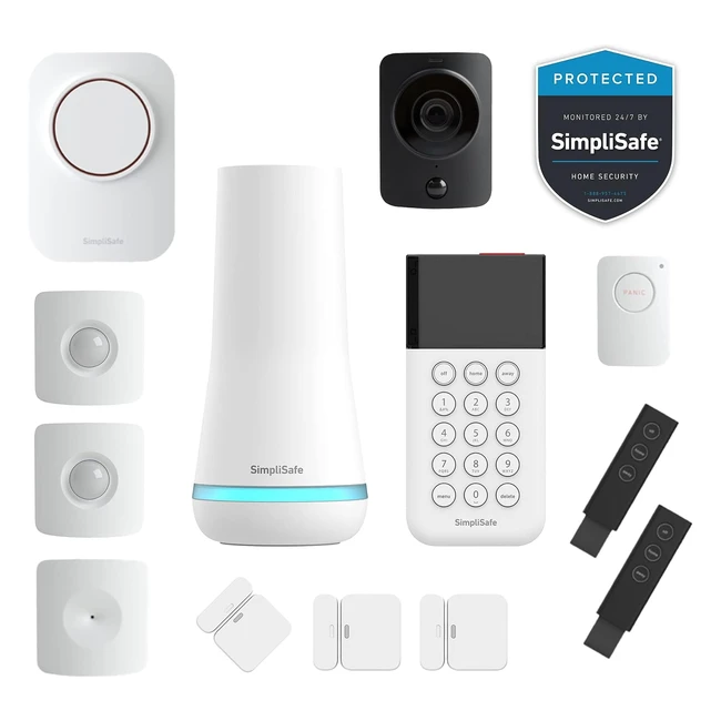 SimpliSafe Home Security System - 13 Piece Camera Alarm System