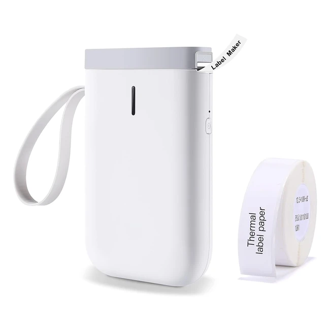 Tiqueteuse sans fil Yulinca avec ruban adhésif, portable et mignon - Imprimante d'étiquettes autocollantes sans encre