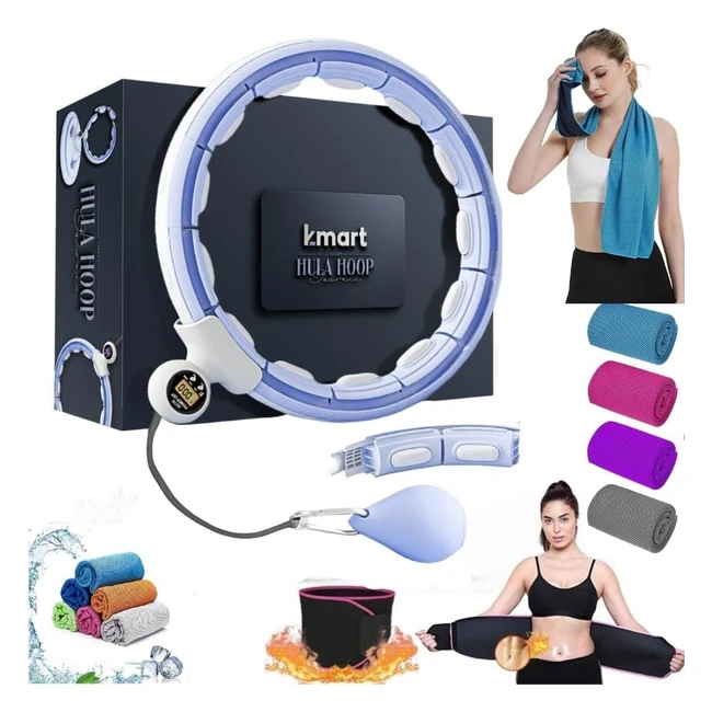 Infinity Smart Hoops with Counter - 2-in-1 Abdomen Fitness Exercise Equipment