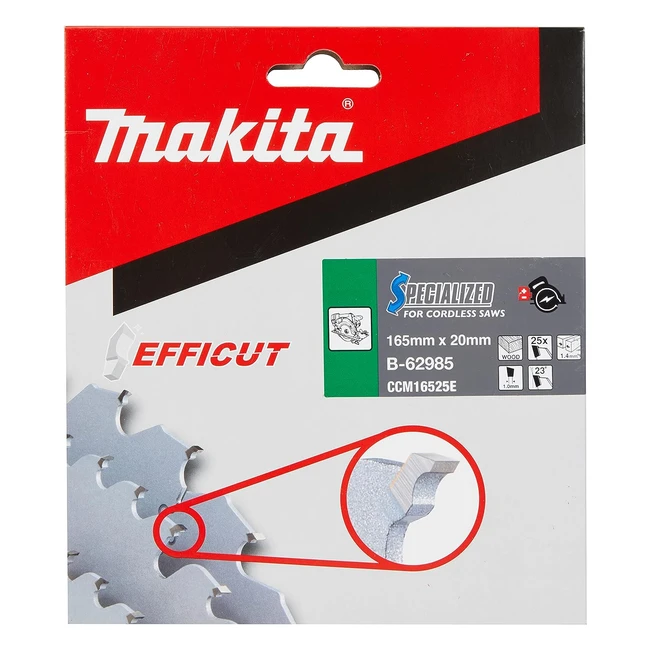 Hoja de sierra Makita B62979 TCT - Cortes rápidos y eficientes