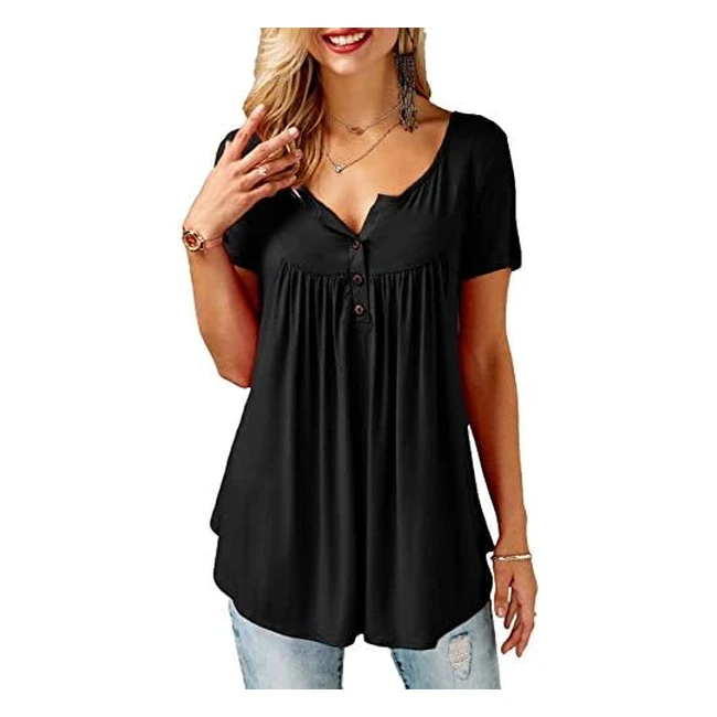 Blusa mujer verano étnica manga corta larga casual