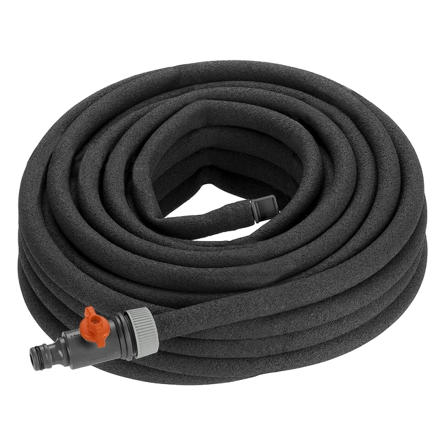 Wassersparende Microporosa Manguera 15m - Bewässerung von Beeten und Pflanzenreihen