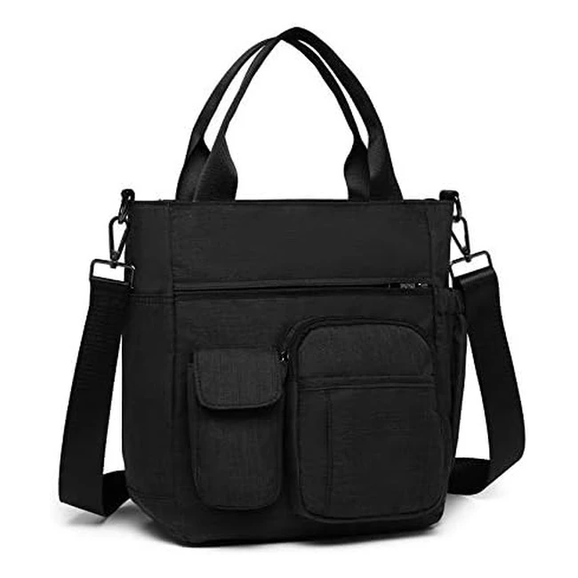 Kono Multi Pockets Handbag Crossbody Messenger Bag - Casual Shoulder Bags for Me