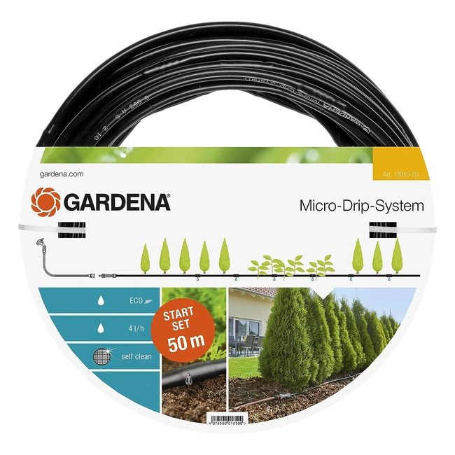 GARDENA MicroDripSystem Pflanzenreihen Starter-Set Bewsserungssystem fr pr