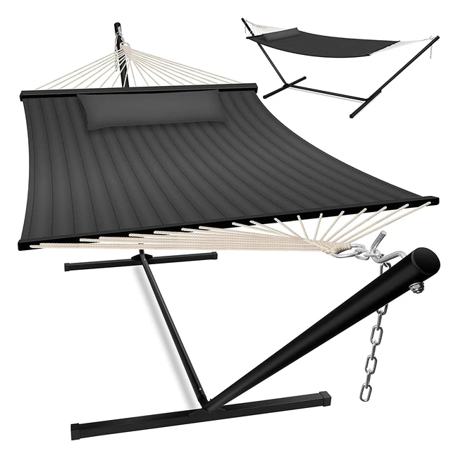 Hamac Hill XXL avec Armature - Confort et Durabilité - Charge maximale 200 kg