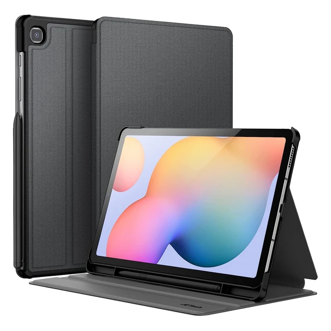 Coque JETech pour Samsung Galaxy Tab S6 Lite 10.4 pouces - Protection fine et élégante avec S Pen Porte-stylet