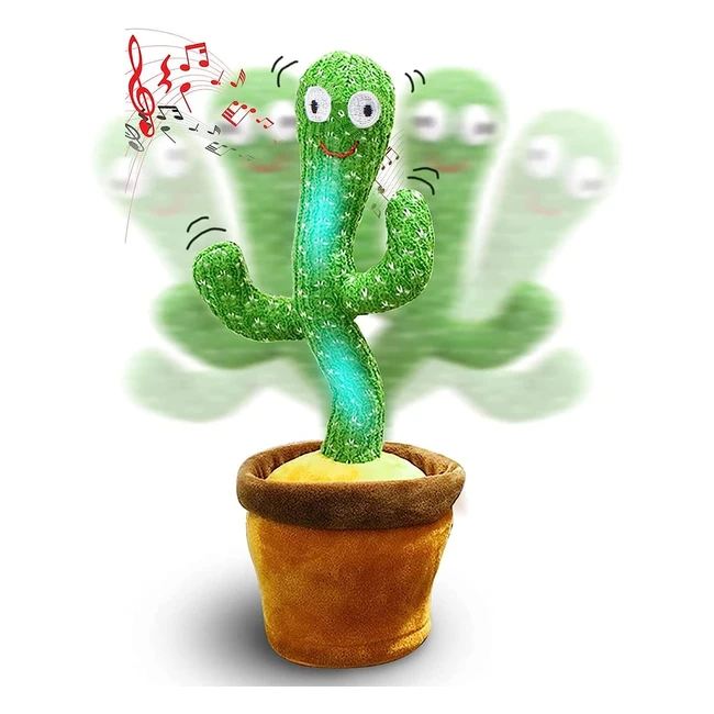Cactus dansant Vicyol SD avec mouvement lectronique lumires et 120 chansons