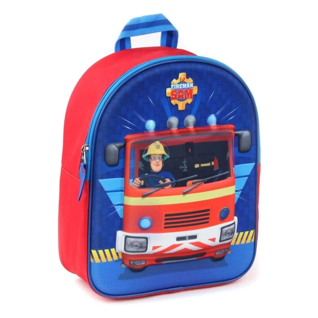 Zaino Brandweerman Sam Red 3D - Ideale per scuola e tempo libero