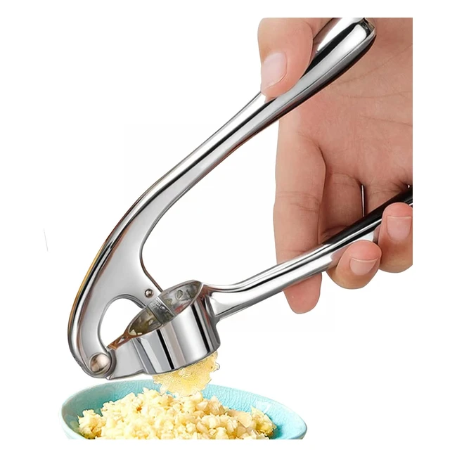 Presse-ail Turimon avec poigne facile - Pressez et hachez lail en un seul pas