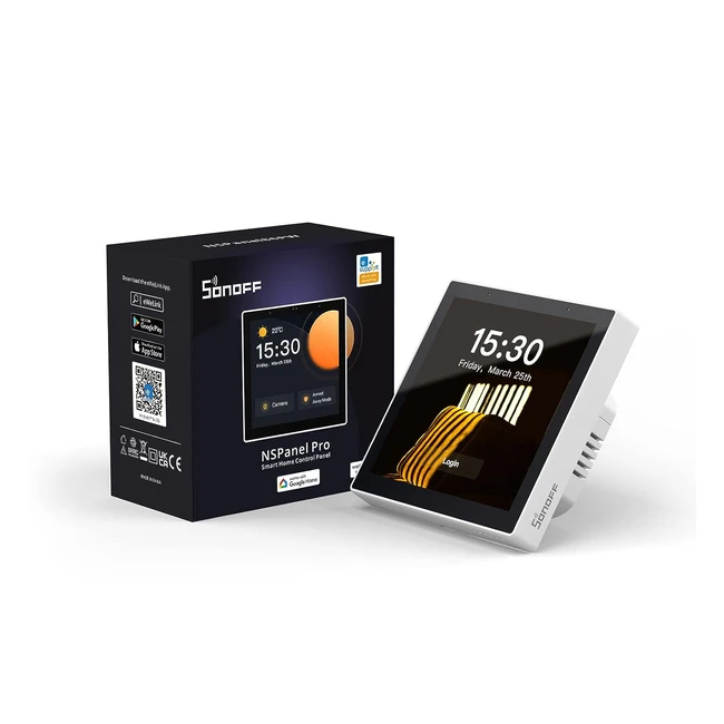 Sonoff NSPanel Pro Smart Home Control Panel - Integrate Zigbee Gateway - Power Consumption Statistics - All-in-One Control Center