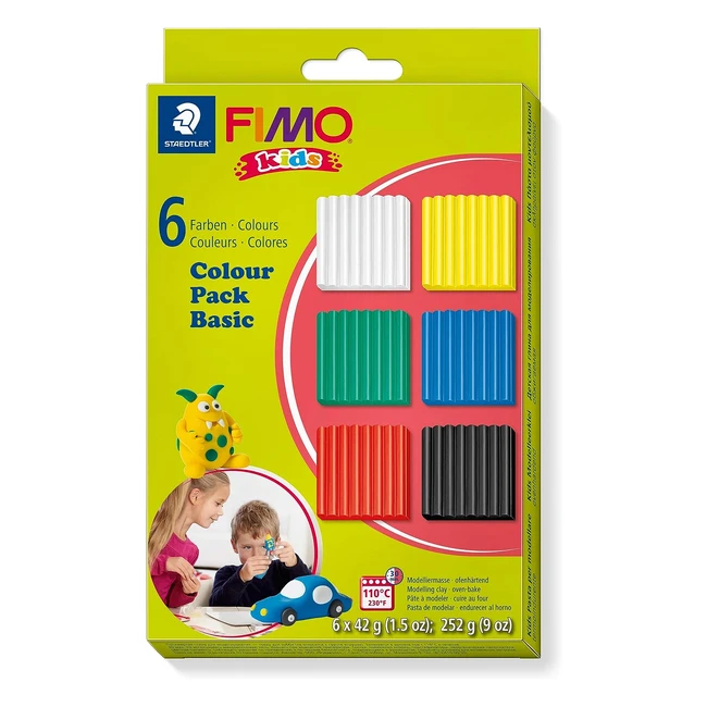 Pasta Modellabile Termoindurente Staedtler 8032 01 - Colori Multicolore - Morbida e Liscia