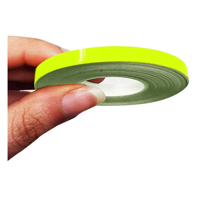 Franjas adhesivas para coche 4R Quattroerreit 10474 - Amarillo - 5mm x 10m