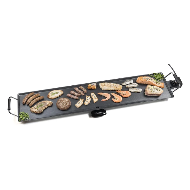 Bestron ABP605 Barbecue Elettrico da Tavolo - Piastra Teppanyaki Plancha - Per 10 Persone - Consegna Veloce