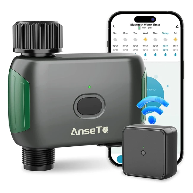 Anseto Computer per Irrigazione Automatica WiFi Timer Centralina Irrigazione Cen