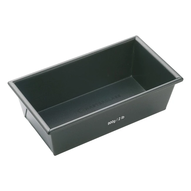 Molde Rectangular de Pan KitchenCraft, Acero Negro, 21 x 11 cm, Calidad desde 1850
